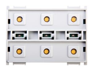 WRKT61335NC -- KNX Modular Switch 3 Gang-3M